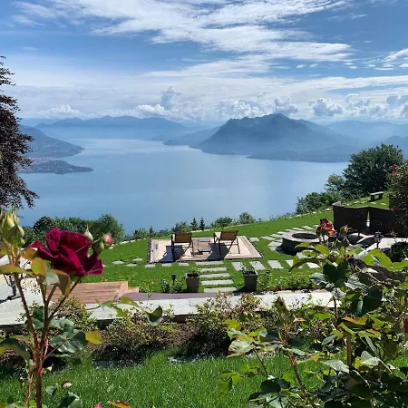 Frühstückspension Private Luxury & Silence Retreat With Spectacular View Over The Maggiore Stresa