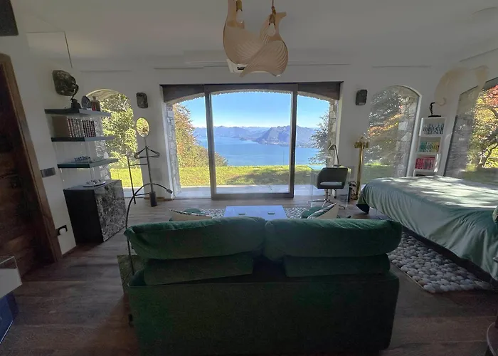 Private Luxury & Silence Retreat With Spectacular View Over The Maggiore Stresa