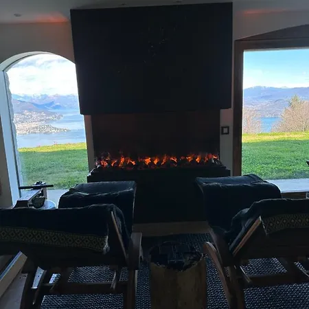 Private Luxury & Silence Retreat With Spectacular View Over The Maggiore ستريزا