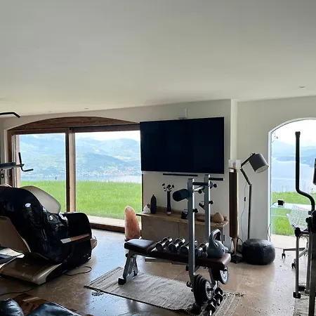 فندق مبيت وإفطار Private Luxury & Silence Retreat With Spectacular View Over The Maggiore
