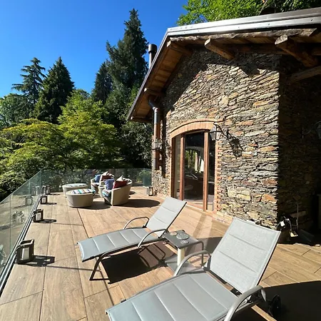 Private Luxury & Silence Retreat With Spectacular View Over The Maggiore * ستريزا
