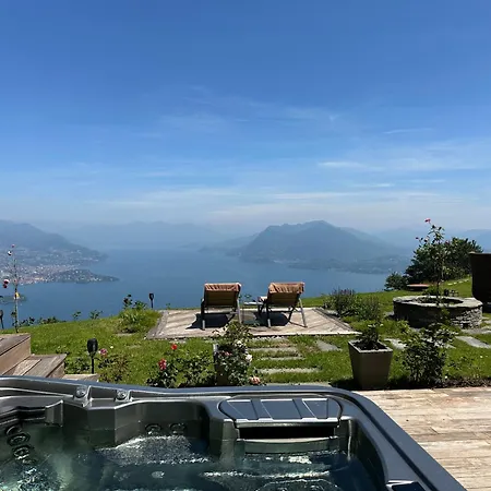 فندق مبيت وإفطار Private Luxury & Silence Retreat With Spectacular View Over The Maggiore