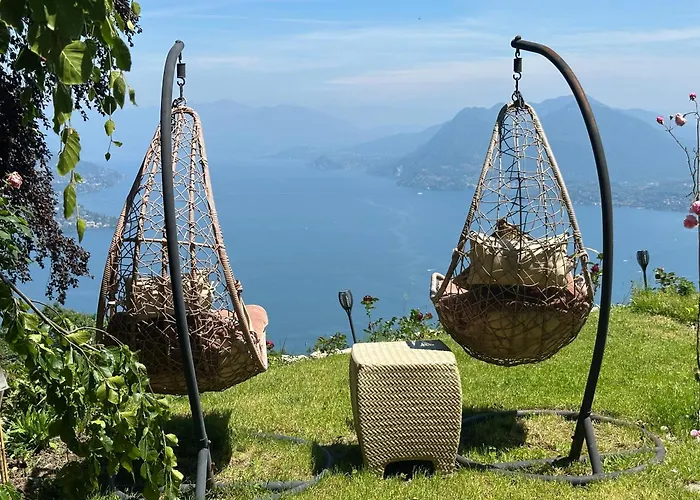 Private Luxury & Silence Retreat With Spectacular View Over The Maggiore Готель типу 