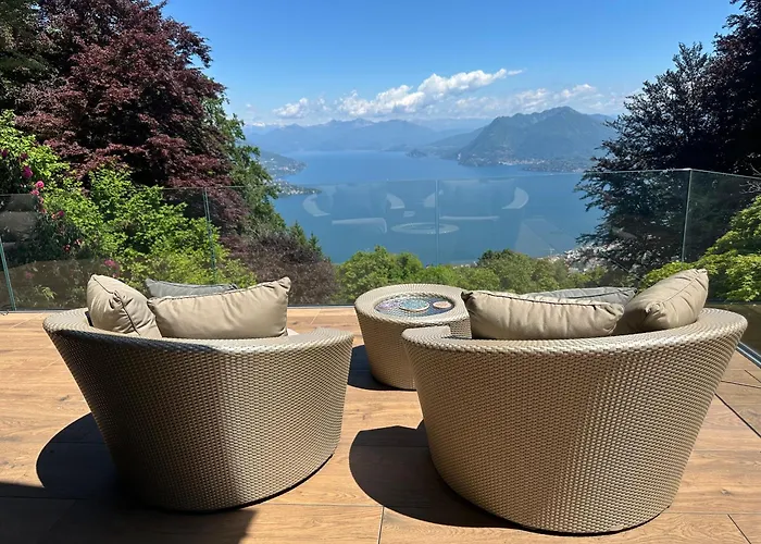 Private Luxury & Silence Retreat With Spectacular View Over The Maggiore Готель типу 